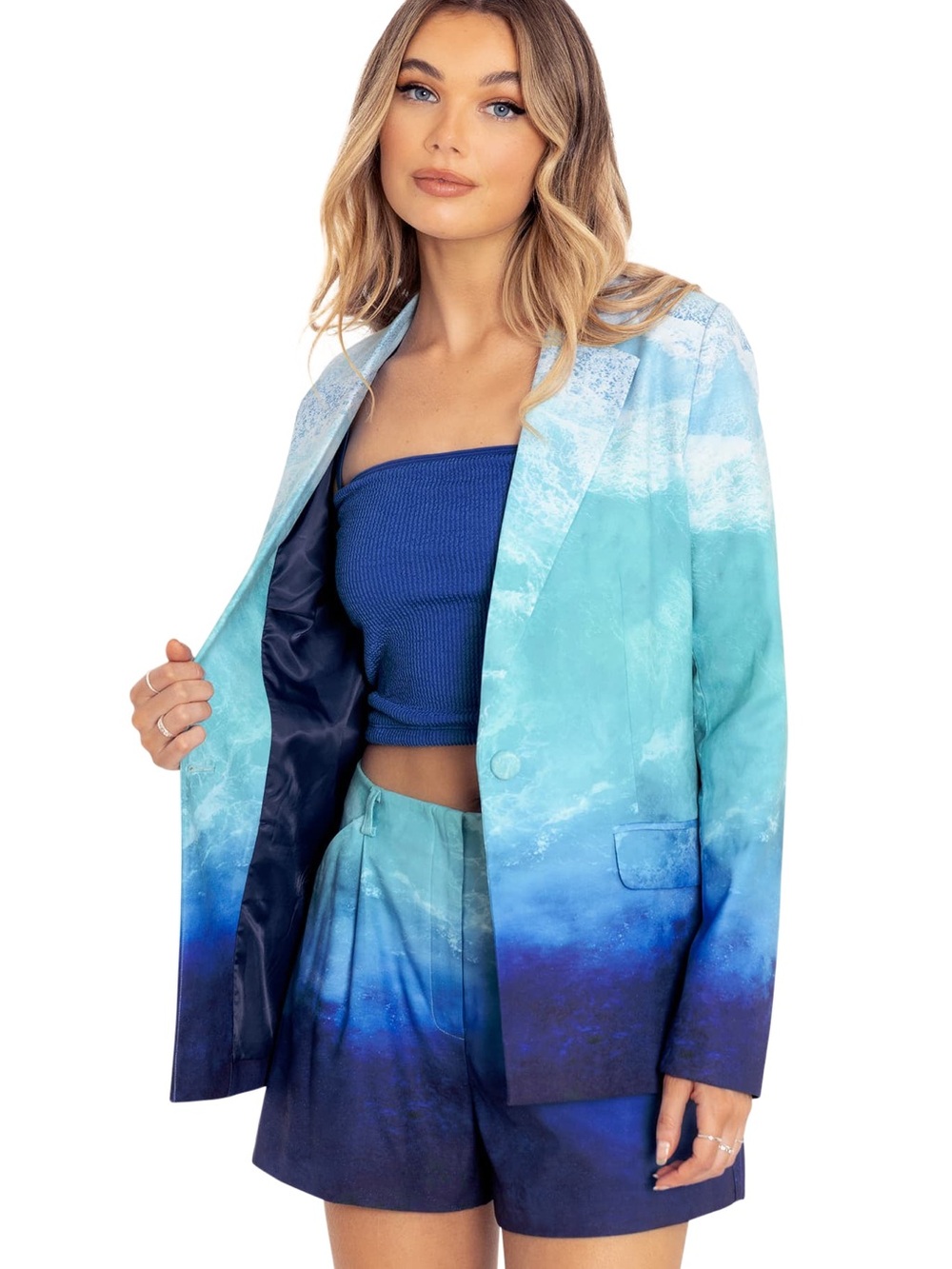ISO DO NOT BUY! Ocean Waves Blazer in size 8 or 10